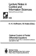 Cover of: Optimal control of partial differential equations: proceedings of the IFIP WG 7.2 international conference, Irsee, April 9-12, 1990