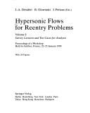 Cover of: Hypersonic flows for reentry problems.