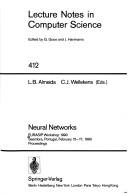 Cover of: Neutral Networks | L. B. Almeida