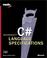 Cover of: Microsoft C# Language Specifications
