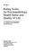 Cover of: Rating scales for psychopathology, health status, and quality of life