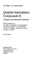 Cover of: Graphite Intercalation Compounds II: Transport and Electronic Properties (Springer Series in Materials Science)