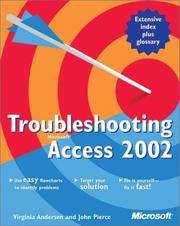 Cover of: Troubleshooting Microsoft Access 2002 by Virginia Andersen, John Pierce