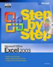 Cover of: Microsoft Office Excel 2003 Step by Step