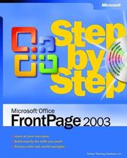 Cover of: Microsoft Office FrontPage 2003 Step by Step