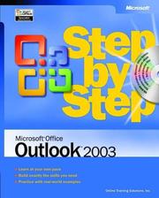 Cover of: Microsoft Office Outlook 2003 Step by Step by Online Training Solutions Inc.