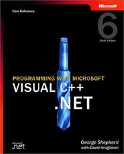 Cover of: Programming with Microsoft Visual C++ .NET, Sixth Edition (Core Reference) by George/Kruglinski Shepherd