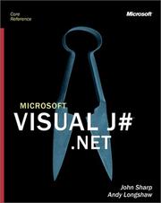 Cover of: Microsoft Visual J# .NET (Core Reference) by John/Longshaw, Andy Sharp