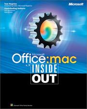 Microsoft Office v.X by Tom Negrino, Kirk McElhearn, Kate Binder
