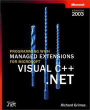 Cover of: Programming with Managed Extensions for Microsoft Visual C++ .NET--Version 2003