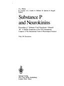 Substance P and Neurokinins by J. L. Henry
