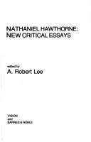 Cover of: Nathaniel Hawthorne, new critical essays