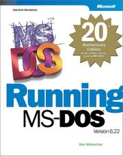 Cover of: Running MS-DOS 20th Anniversary Edition