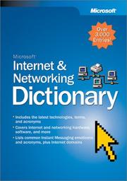 Cover of: Microsoft Internet & Networking Dictionary