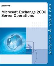 Cover of: Microsoft Exchange 2000 Server Operations | Microsoft Corporation.