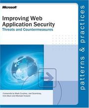 Cover of: Improving Web Application Security by Microsoft Corporation
