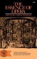 Cover of: The Essence of Opera