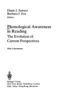 Cover of: Phonological Awareness in Reading: The Evolution of Current Perspectives (Springer Series in Language and Communication)