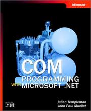 Cover of: COM Programming with Microsoft .NET