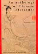 Cover of: An anthology of Chinese literature by edited and translated by Stephen Owen.