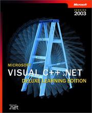 Cover of: Microsoft  Visual C++  .NET Deluxe Learning Edition--Version 2003 (Pro Developer)