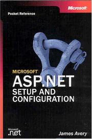Cover of: Microsoft ASP.NET Setup and Configuration Pocket Reference