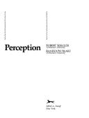 Cover of: Perception (Alfred A. Knopf Series in Psychology) by Robert Sekuler