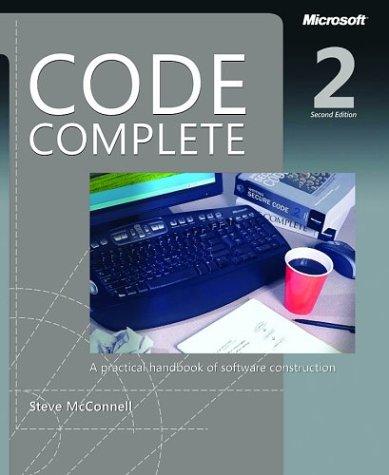 Code Complete by Steve McConnell