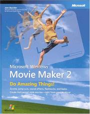 Cover of: Microsoft  Windows  Movie Maker 2 by John Buechler