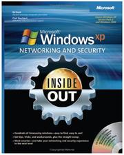 Cover of: Microsoft  Windows  XP Networking and Security Inside Out by Ed Bott, Carl Siechert