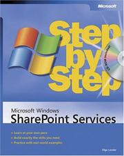 Cover of: Microsoft Windows SharePoint services step-by-step