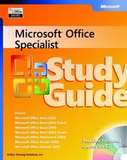 Cover of: Microsoft  Office Specialist Study Guide Office 2003 Edition (Epg - Other)