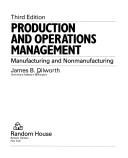 Cover of: Production & Operations Management: Manufacturing & Non-ManufacturIng