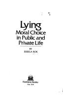 Cover of: Lying by Sissela Bok