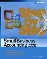 Cover of: Microsoft  Office Small Business Accounting 2006 Step by Step (Step By Step (Microsoft)) by Curtis Frye, John Pierce