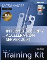 Cover of: MCSA/MCSE self-paced training kit (exam 70-350): implementing Microsoft internet security and acceleration server 2004
