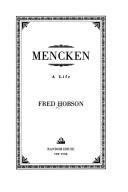Cover of: Mencken: a life