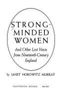 Cover of: Strong Minded Women by Janet Murray