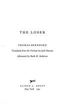 Cover of: Thomas Bernhard