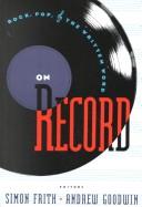 Cover of: On Record: Pop and Rock