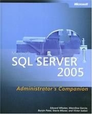 Cover of: Microsoft  SQL Server(TM) 2005 Administrator's Companion (Pro - Administrator's Companion) by Edward Whalen, Victor Isakov, Marcilina Garcia, Burzin Patel, Stacia Misner