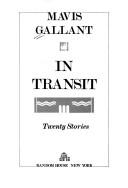 Cover of: In Transit by Mavis Gallant