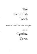 Cover of: The swordfish tooth: poems