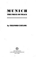 Cover of: Munich by Telford Taylor