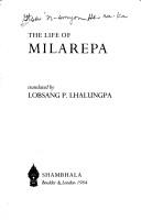 Cover of: The life of Milarepa by Tsang Nyön Heruka