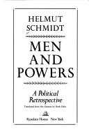 Cover of: Men and powers by Helmut Schmidt