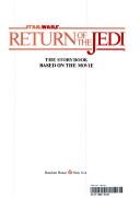 Cover of: Star Wars: Return of the Jedi: the storybook based on the movie.