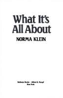 Cover of: What It's All About