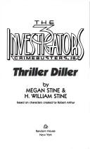 Cover of: THRILLER DILLER BK 6 (The 3 Investigators Crimebusters, No 6)
