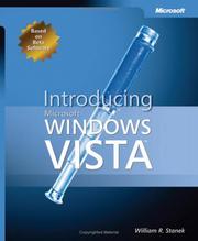 Cover of: Introducing Microsoft  Windows Vista